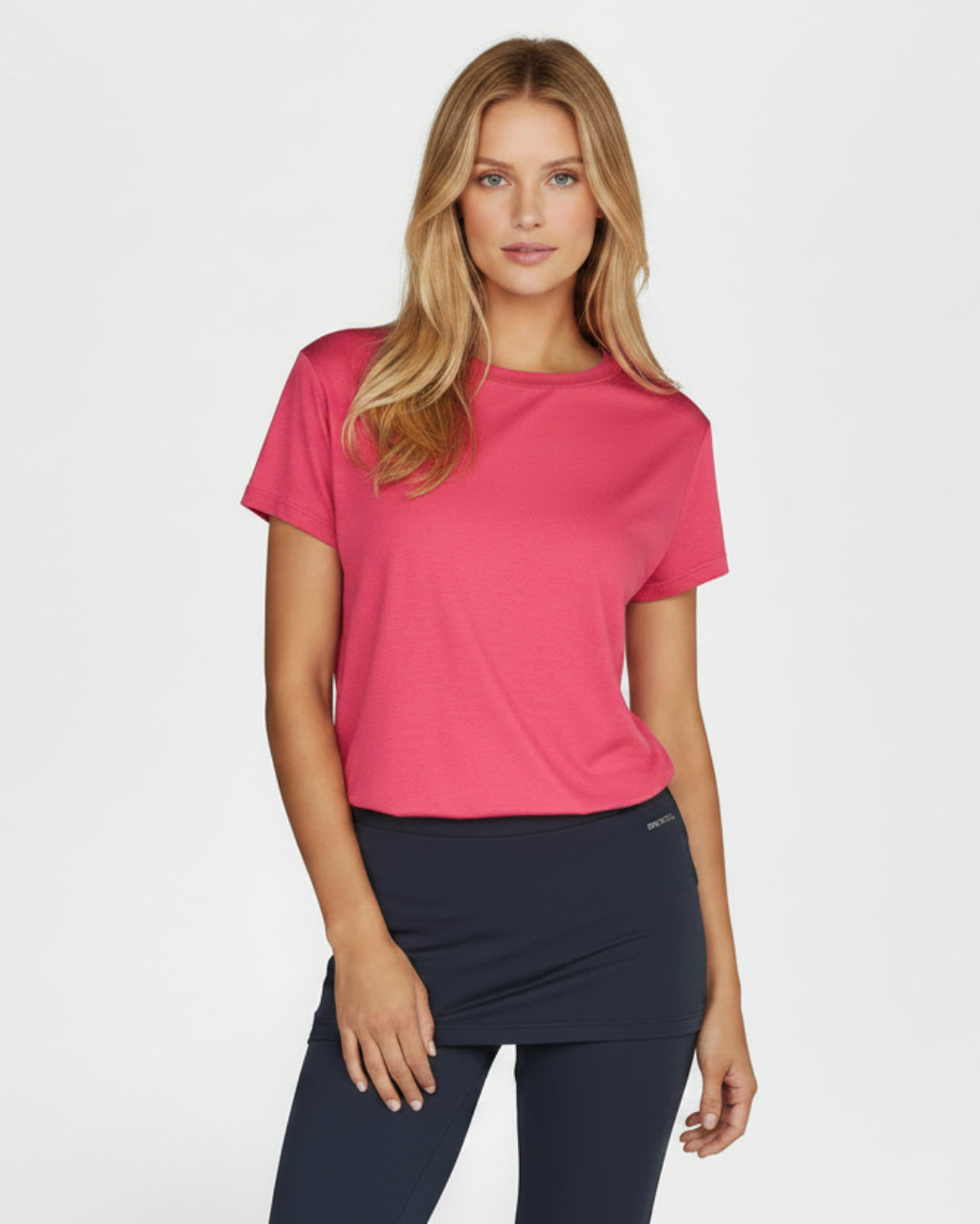Top Round Neck - Raspberry