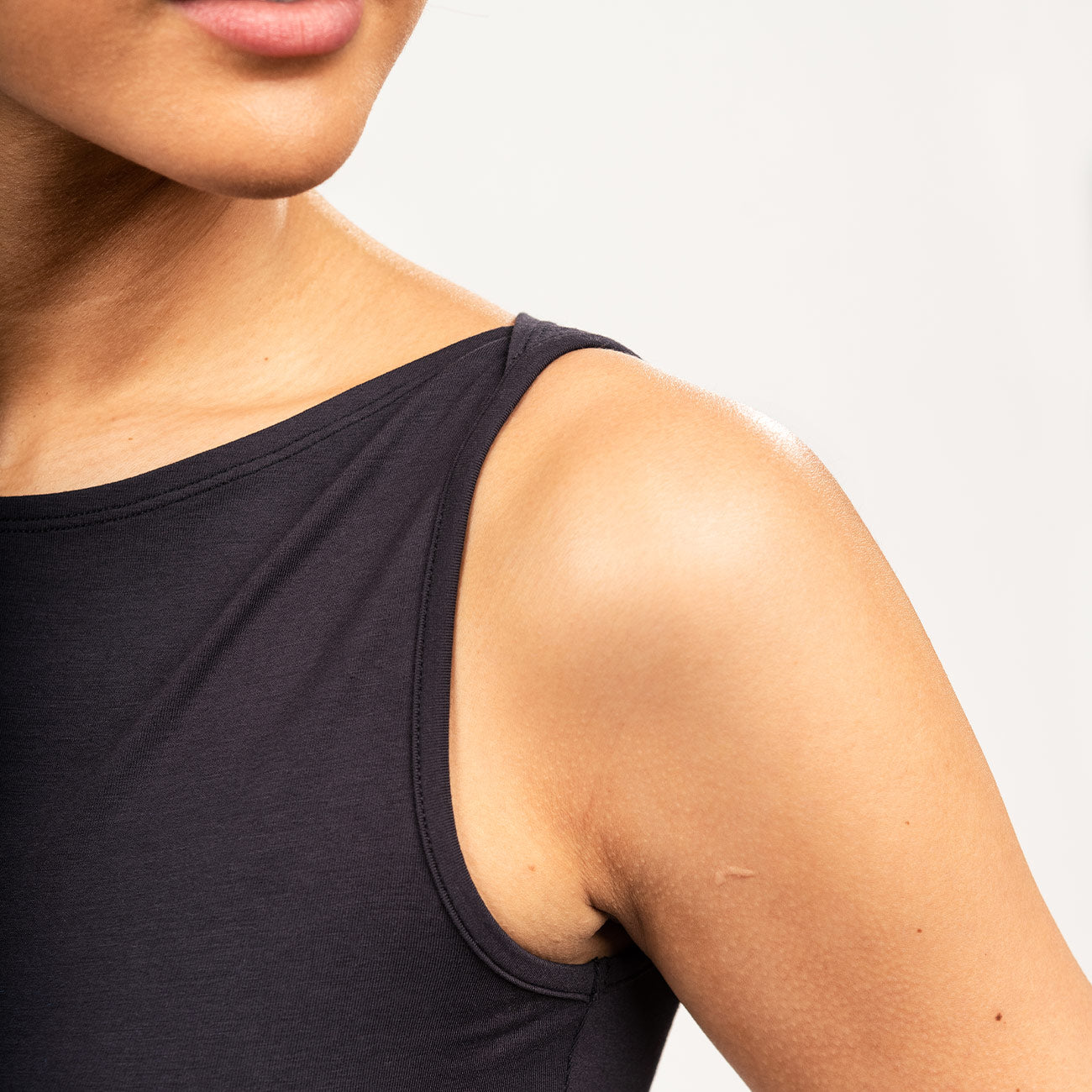 Boat Neck Top - Midnight Blue