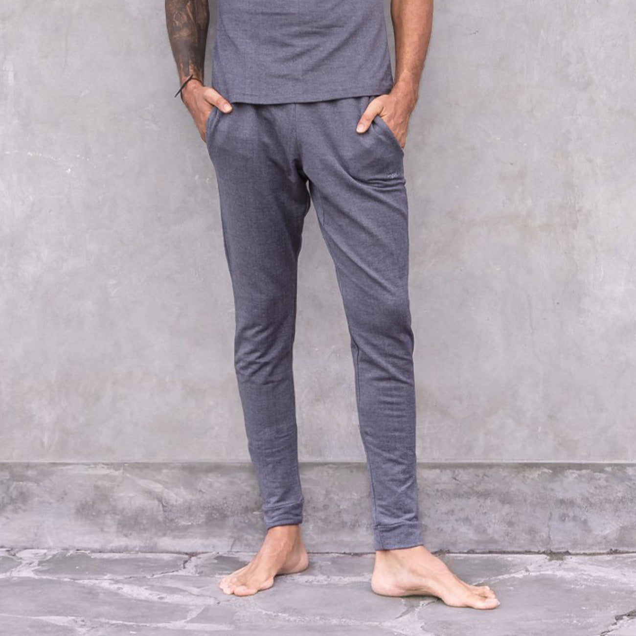 Jaya Organics Yogahose Johnny - Denim Jacquard
