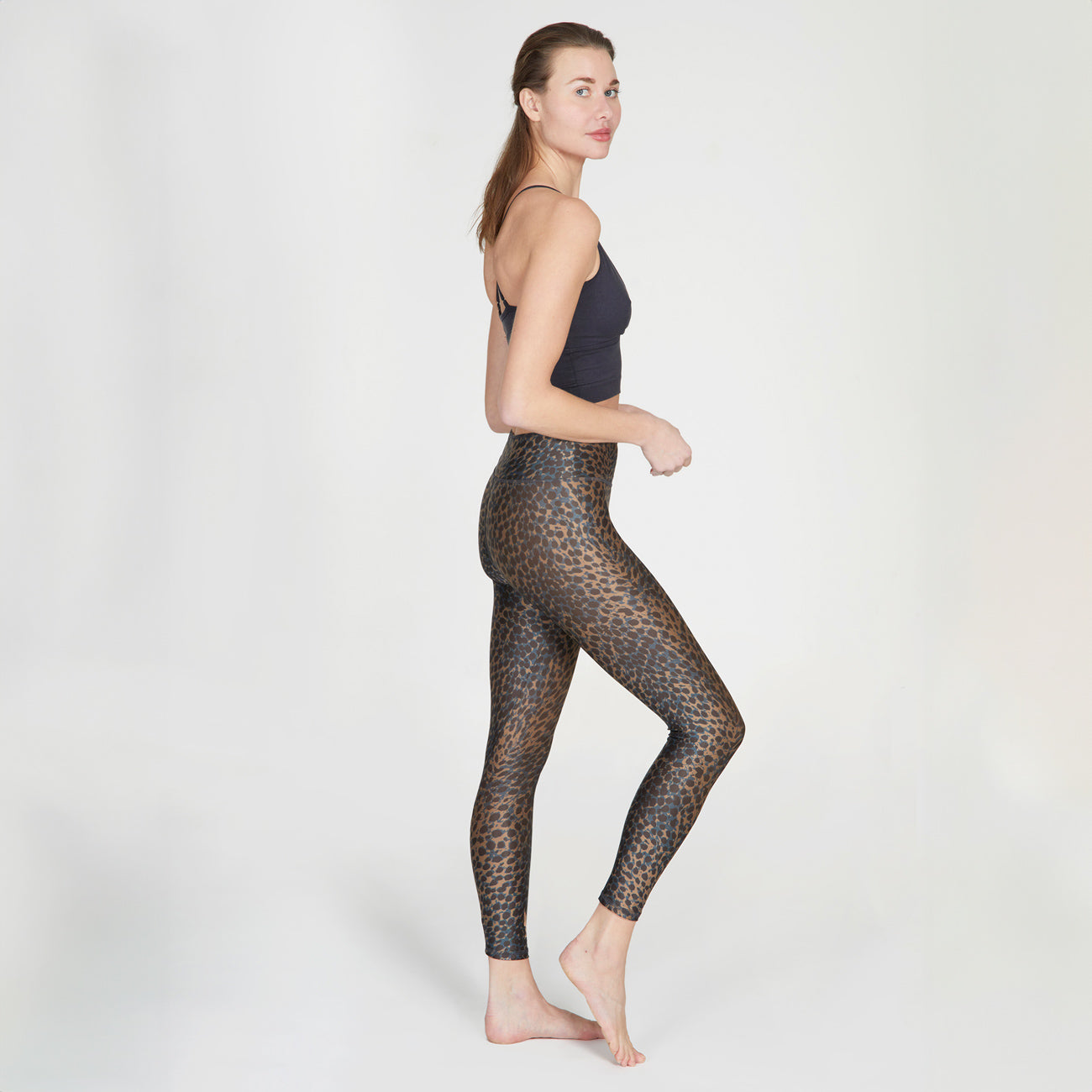 Leggings Lux - Maroon Wild