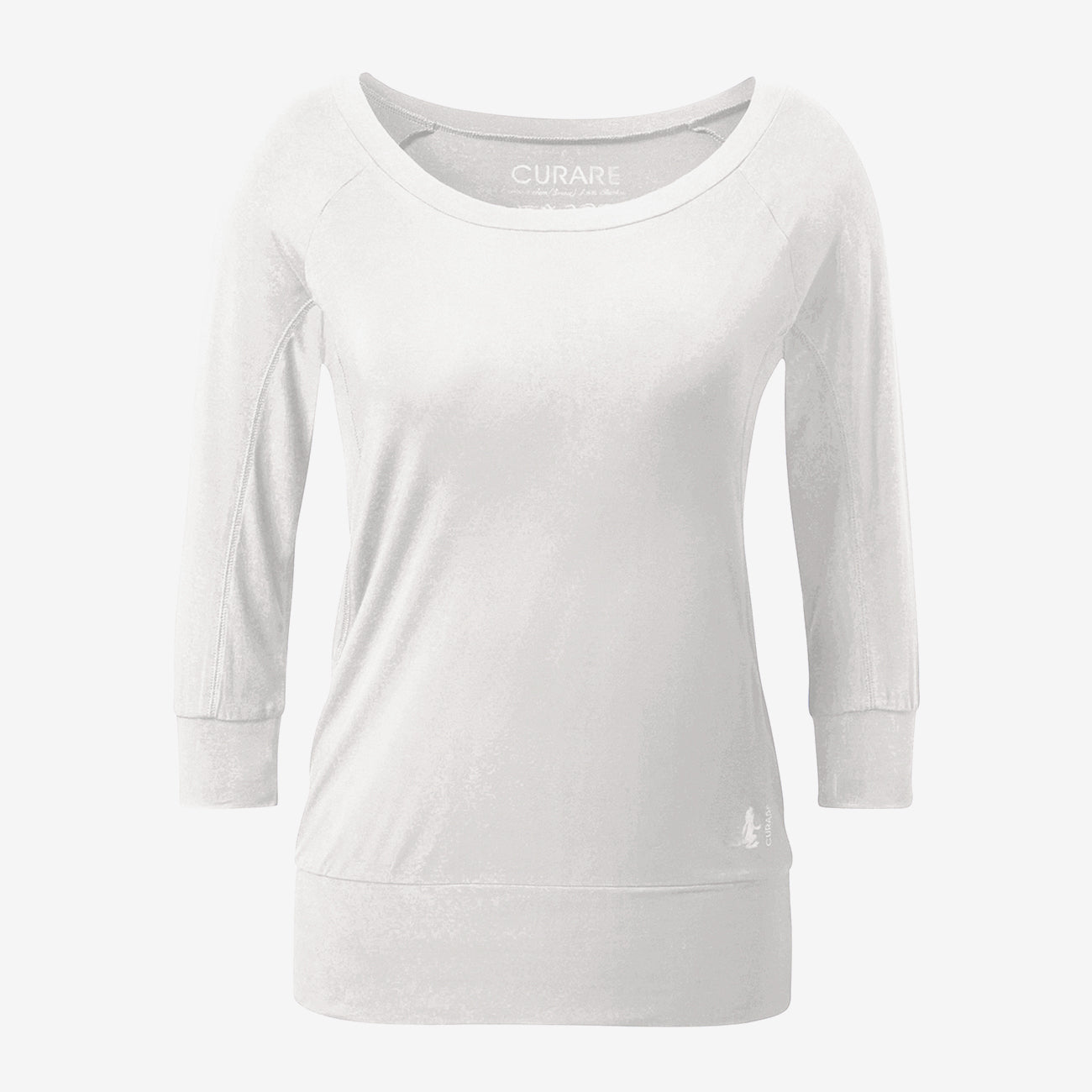 Curare 3/4 Boat Neck Shirt Soft - White