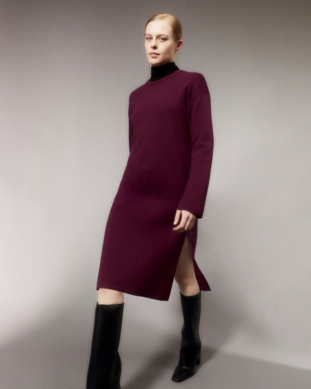 Armedangels Strickkleid ROSANNIAAS - Cranberry Juice