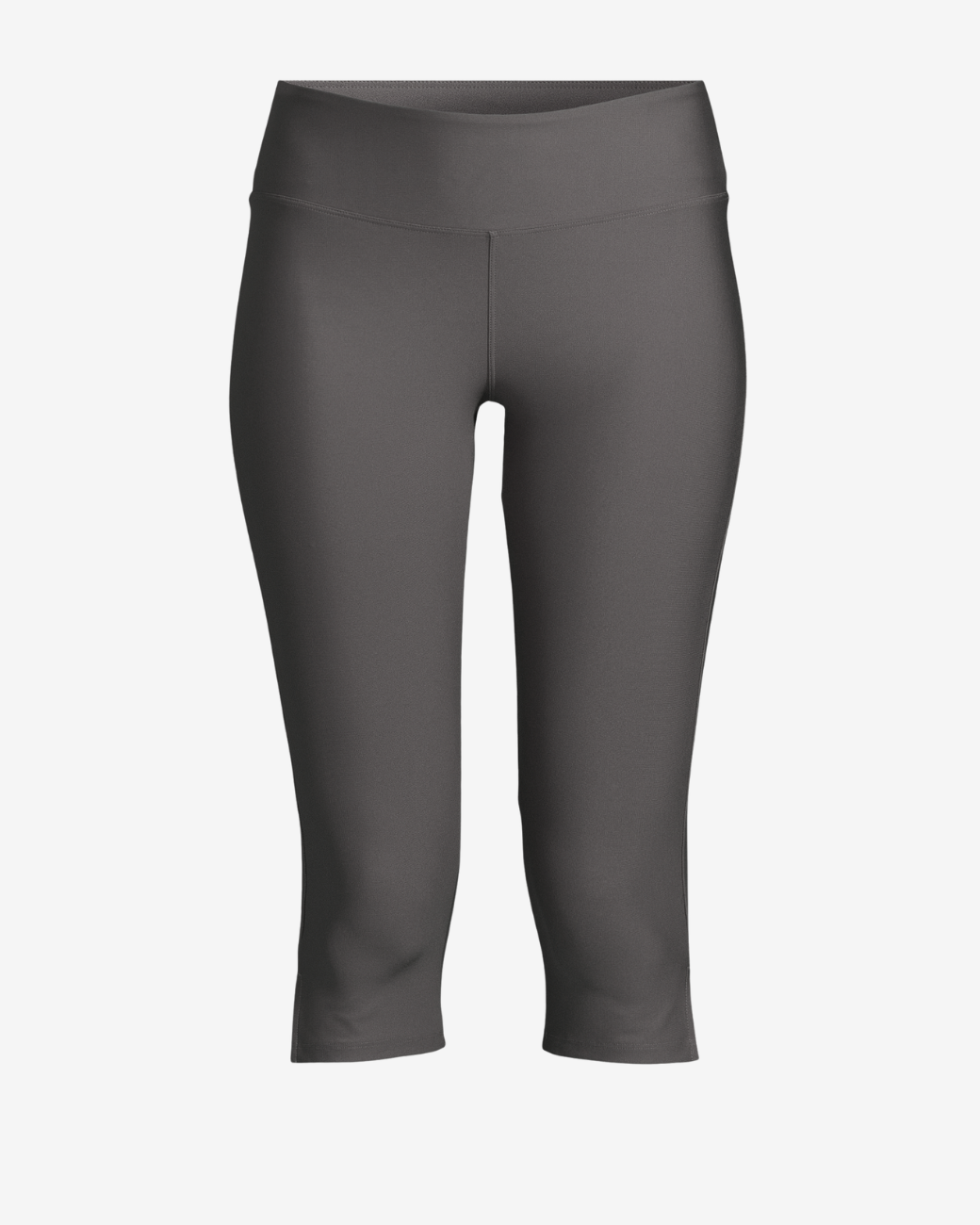 Capri Slit Regular Waist Tights Dark Grey