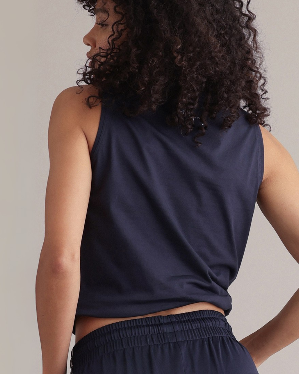 Cropped Top Baritone Blue