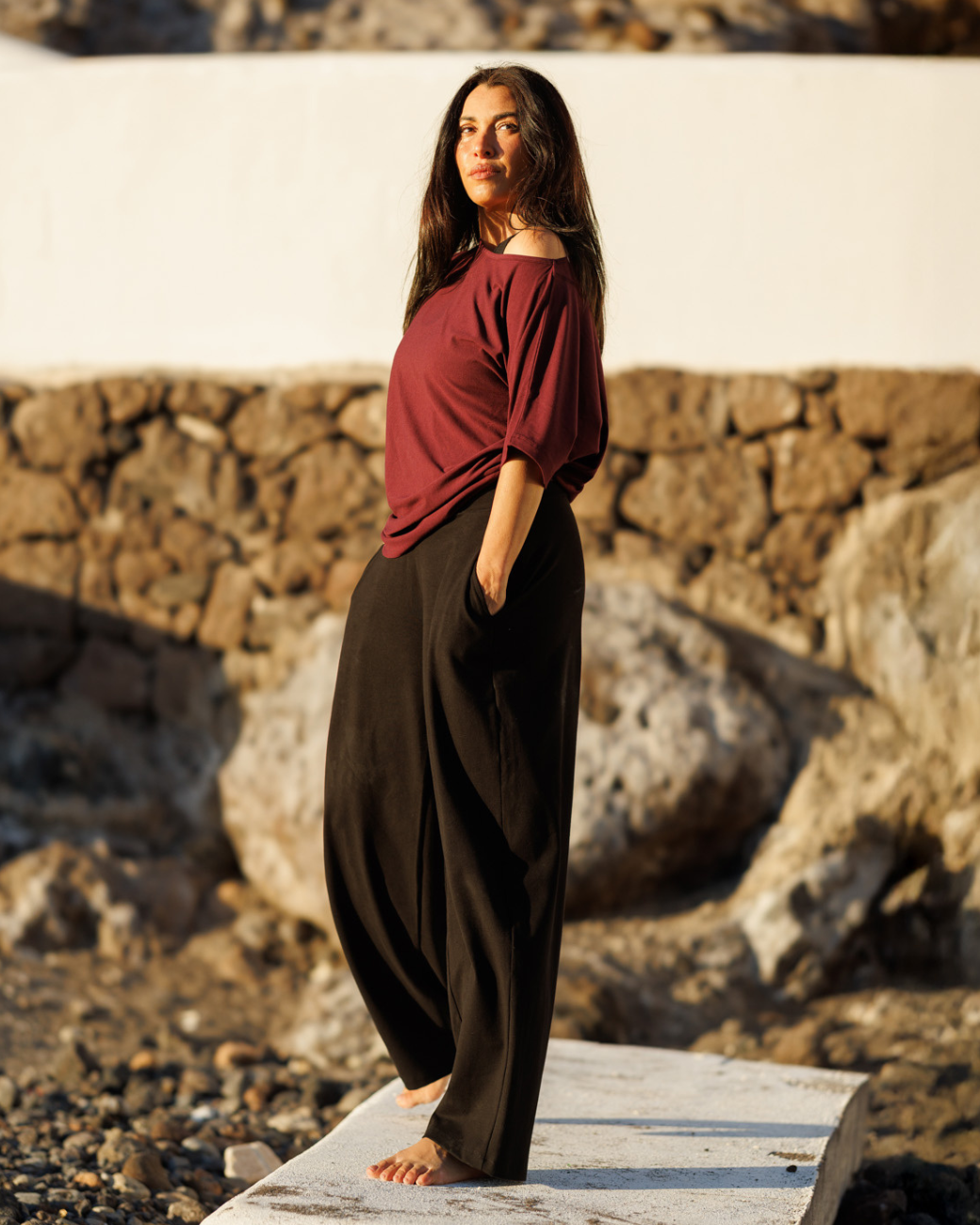 Dhara Yogahose - Onyx Black