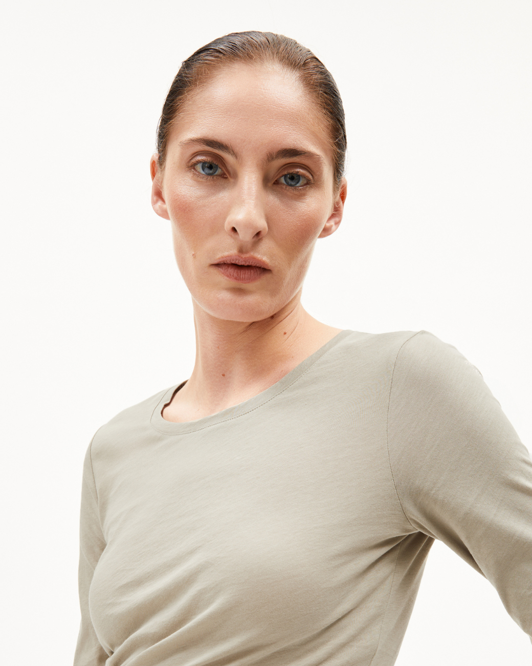 EINIAARA SOFT Langarmshirt light sage