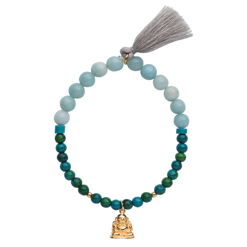 Handmala Buddha Gold, Onyx
