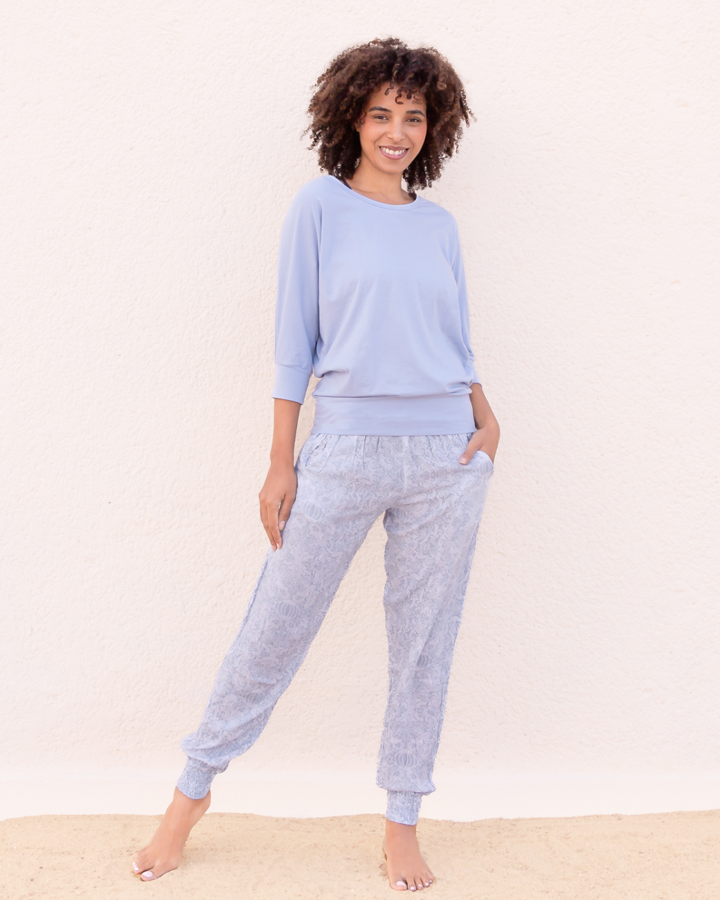 3/4 Shirt Shirley - Skyblue