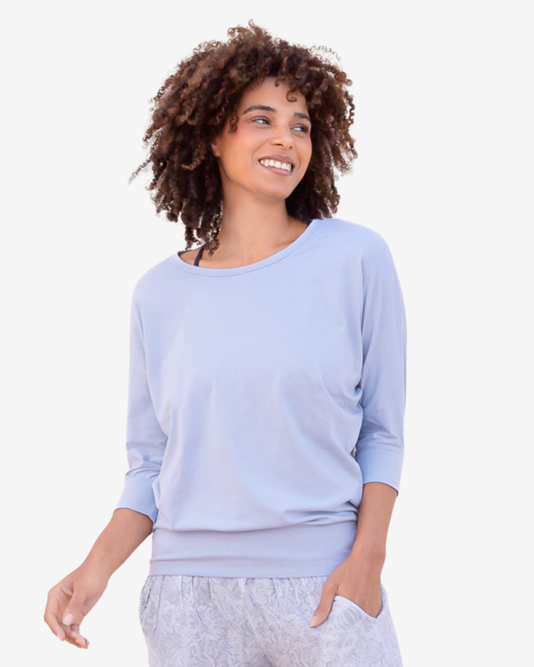 3/4 Shirt Shirley - Skyblue