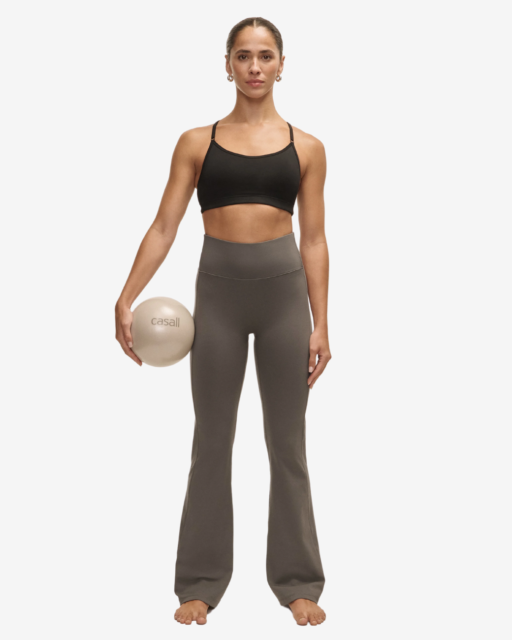 Soft Touch Flared Pants - Dk Grey