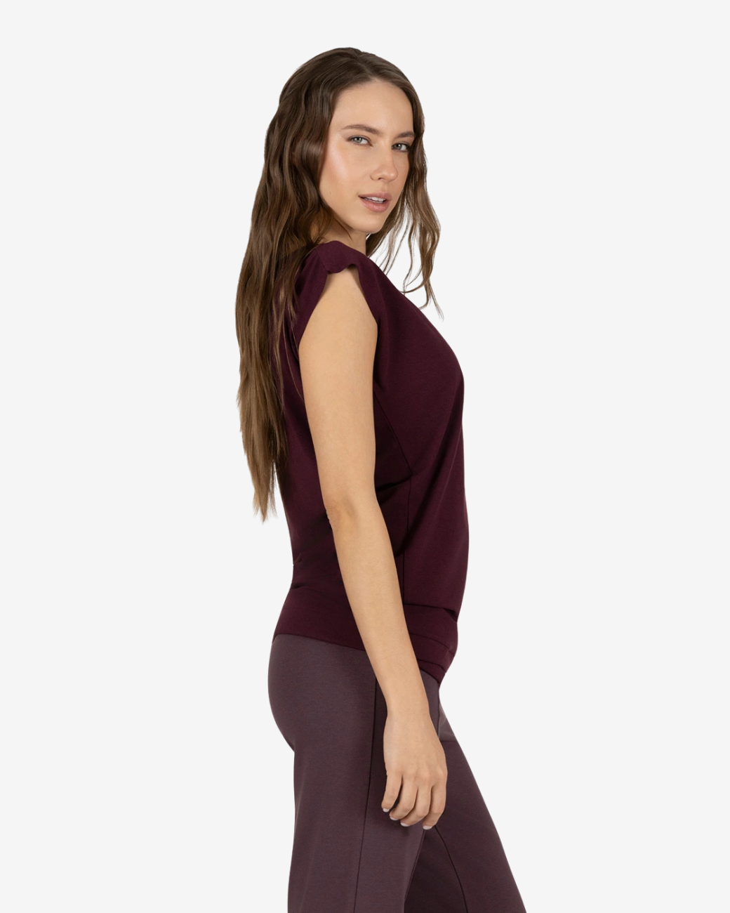 Asana Tee - Fig