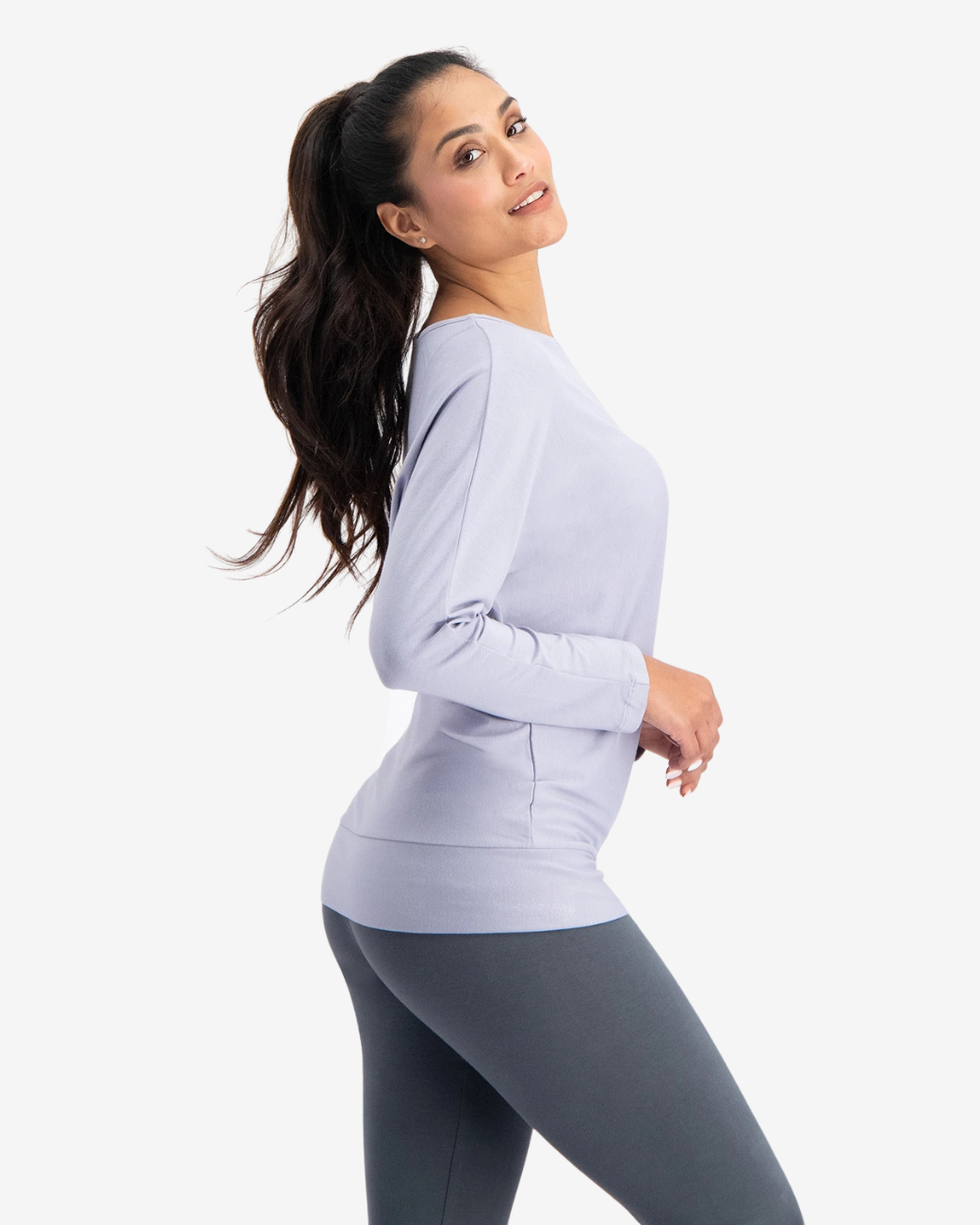 Langarmshirt Budhi – Lilac