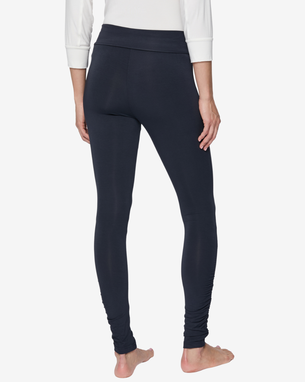 Leggings Flow Roll Down Ruffled - Midnight Blue