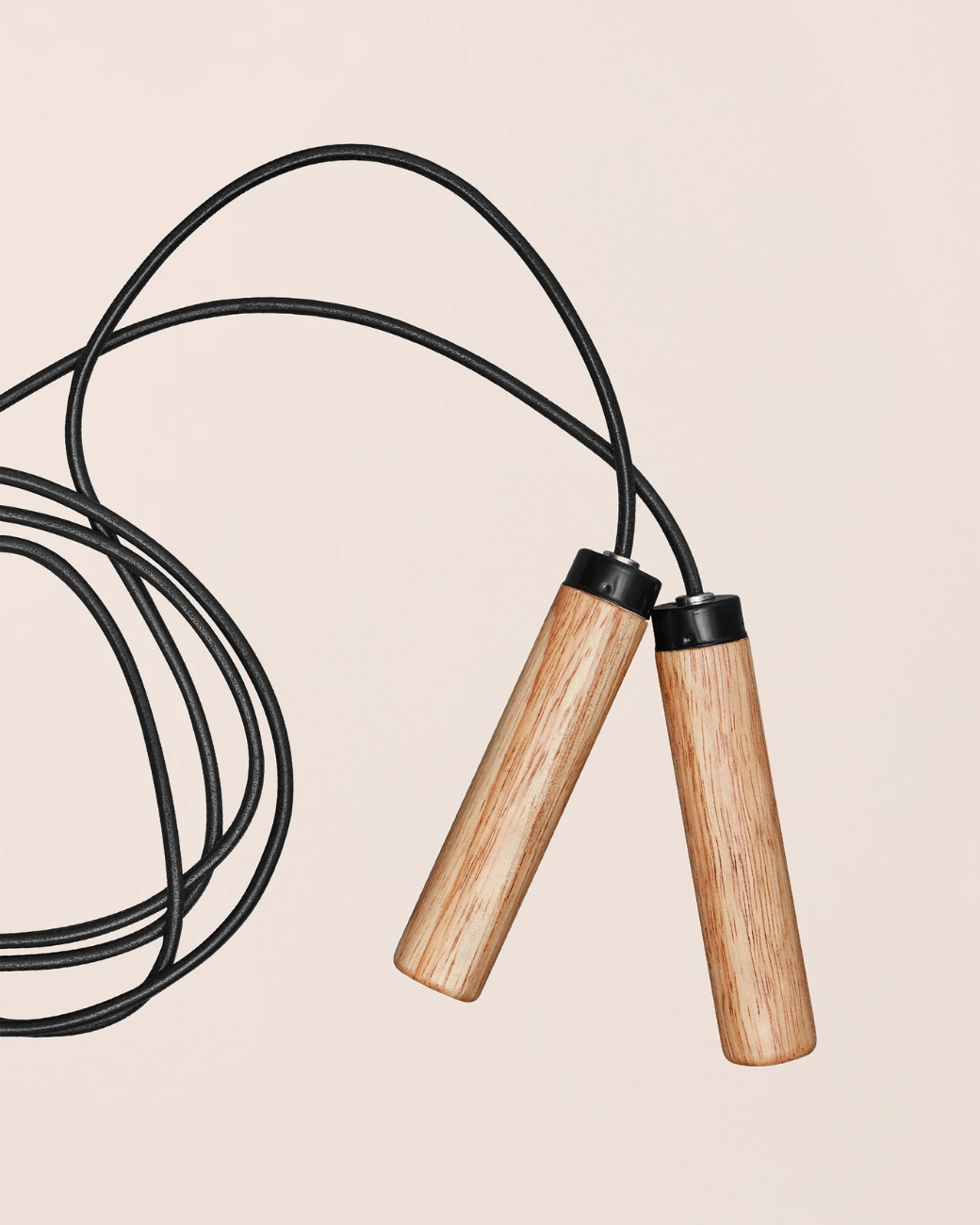 Springseil Wood - Natural/Black