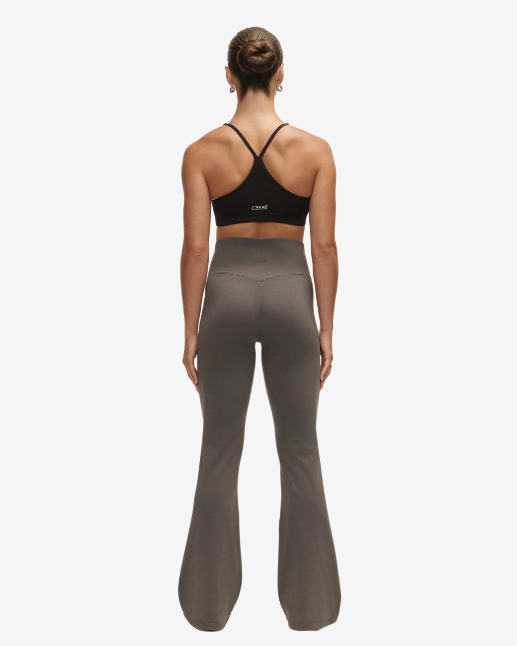 Soft Touch Flared Pants - Dk Grey