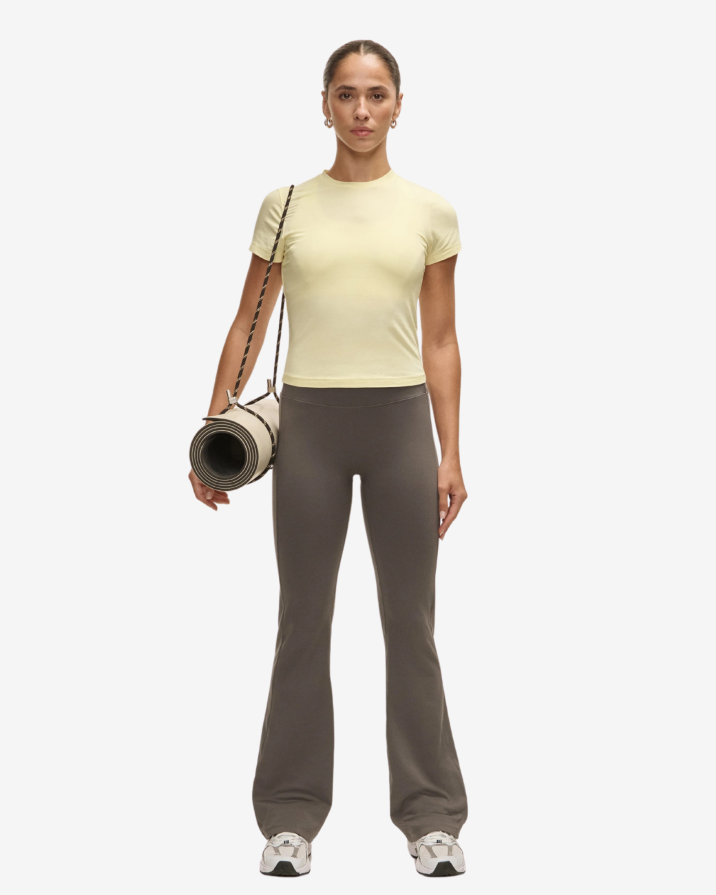 Soft Touch Flared Pants - Dk Grey