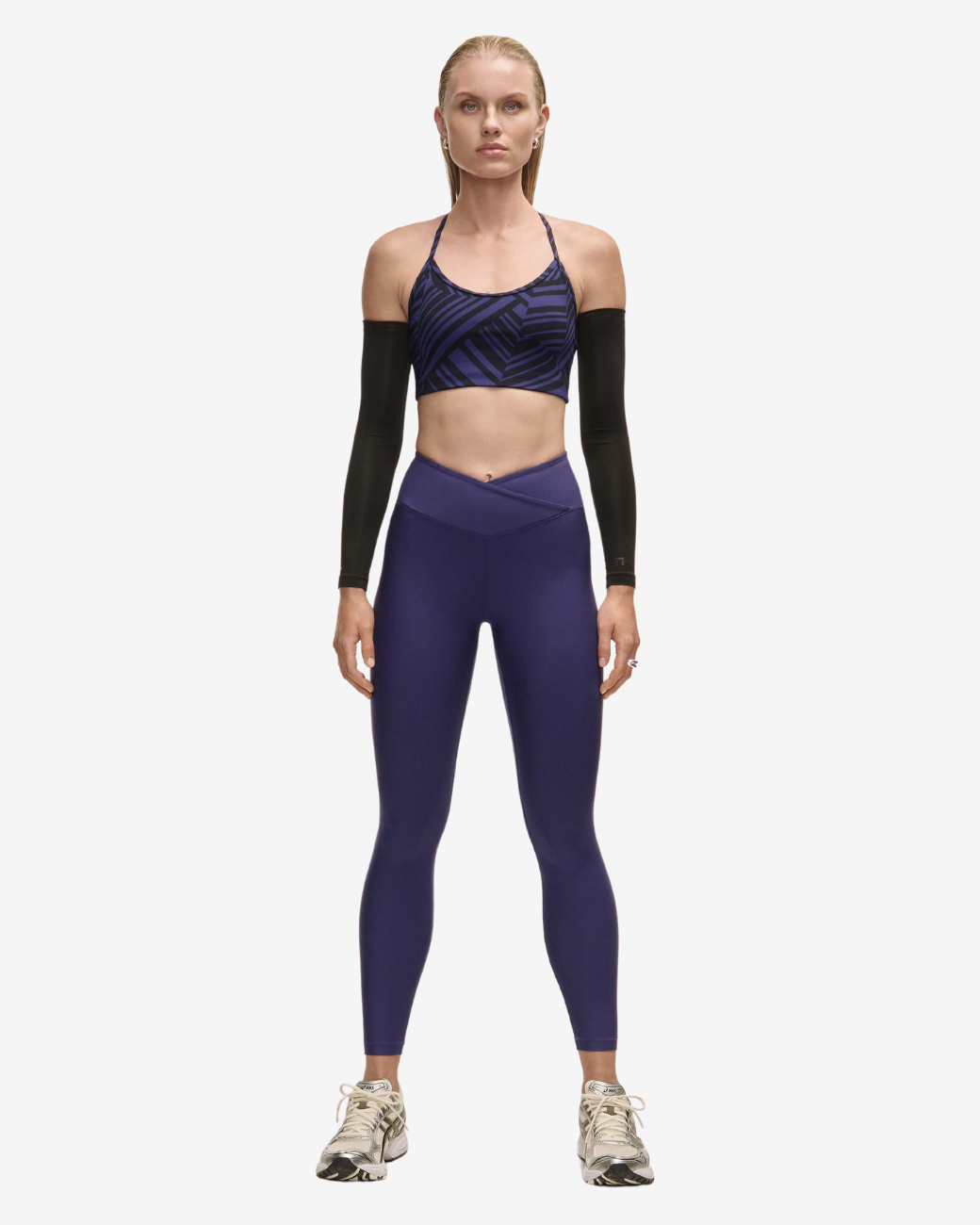 Leggings Overlap HW - Purple Eclipse
