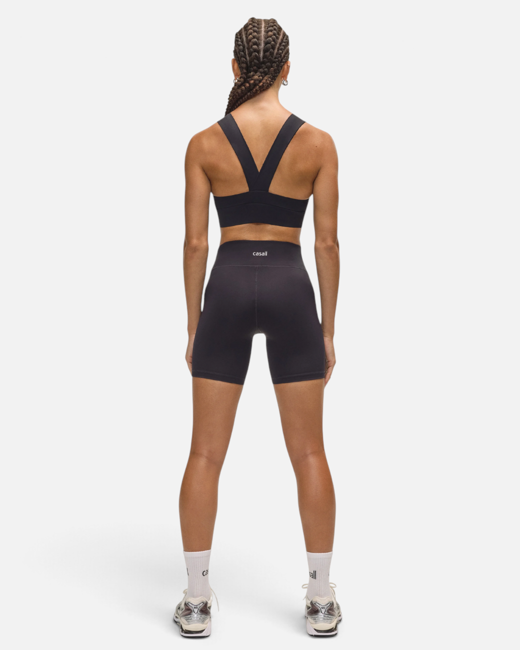 Essential Regular Waist Biker - Black