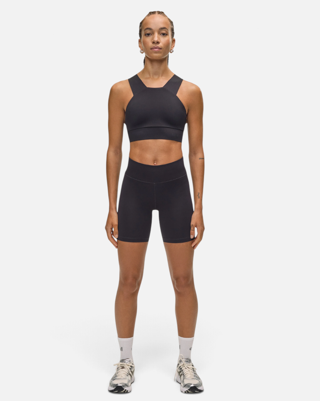 Essential Regular Waist Biker - Black