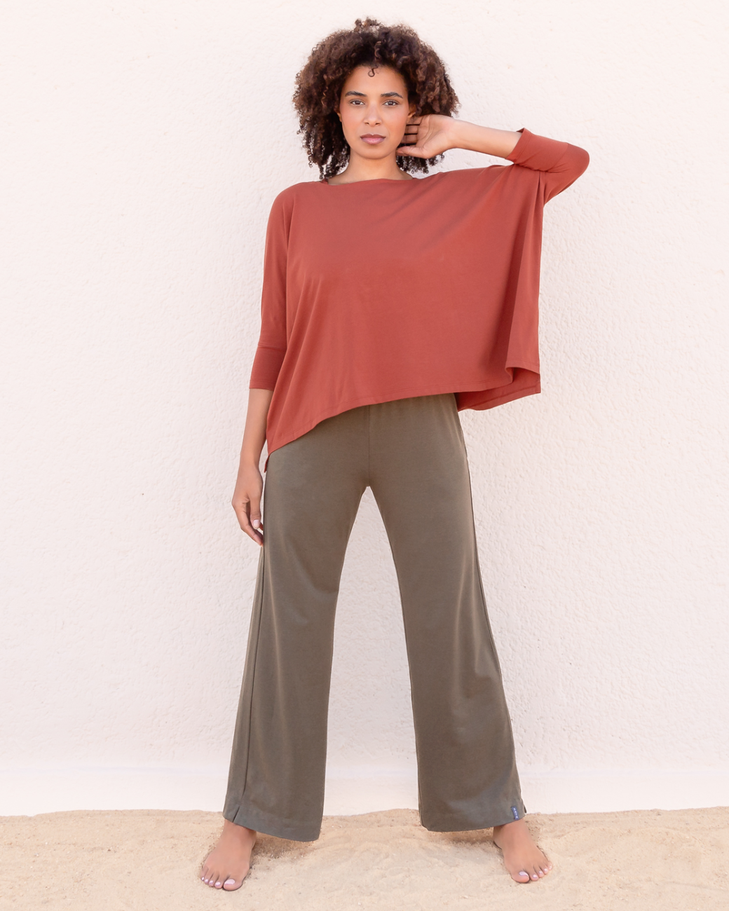 3/4 Shirt Sheela - Cinnamon