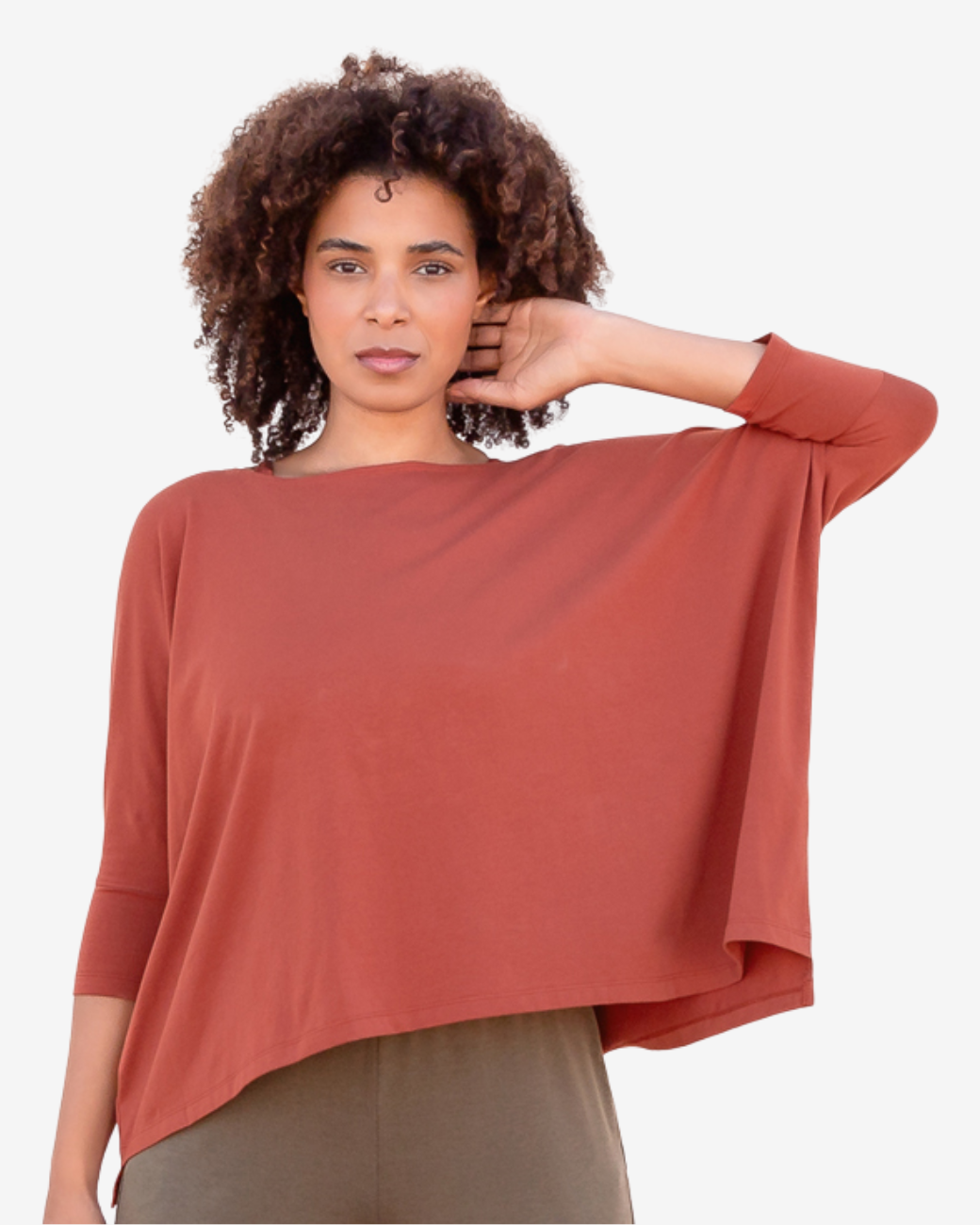 3/4 Shirt Sheela - Cinnamon