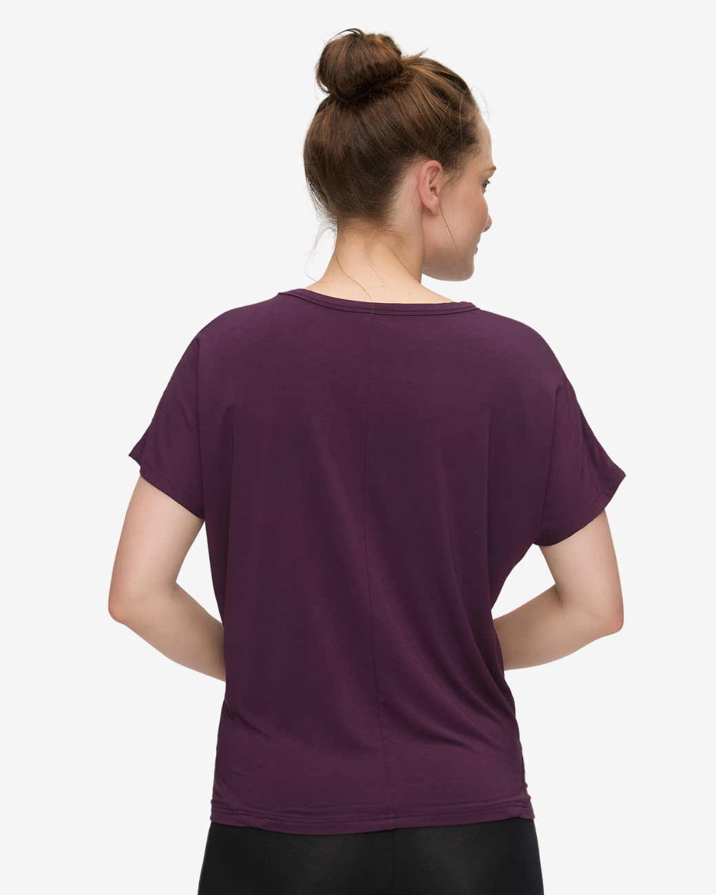 Shirt Round Neck - Dark Plum