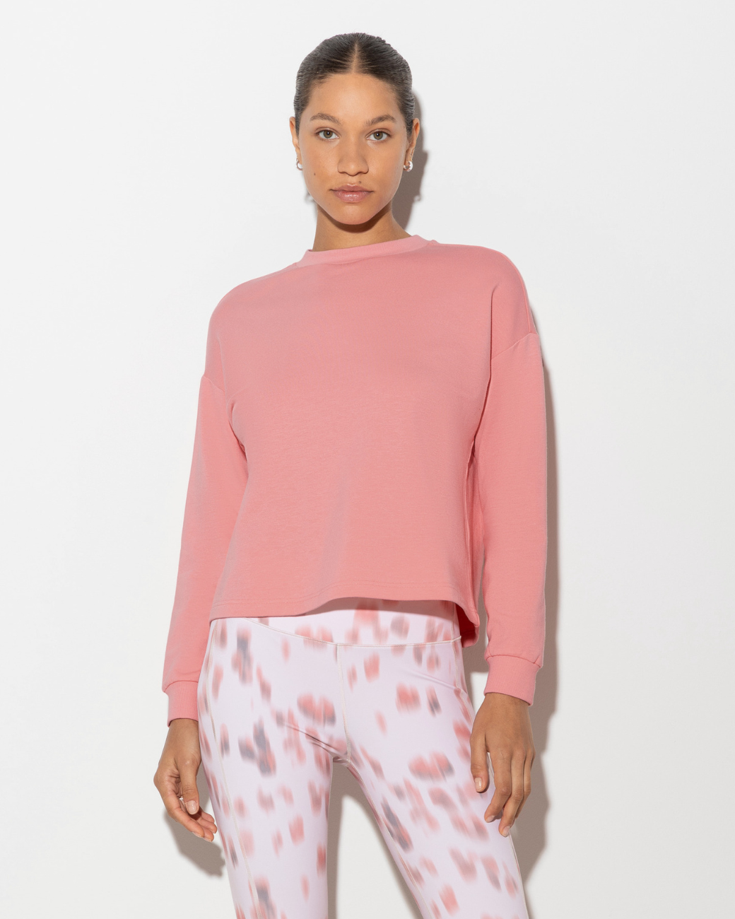 Sweatshirt langarm long-sleeved sweatshirt pink ne