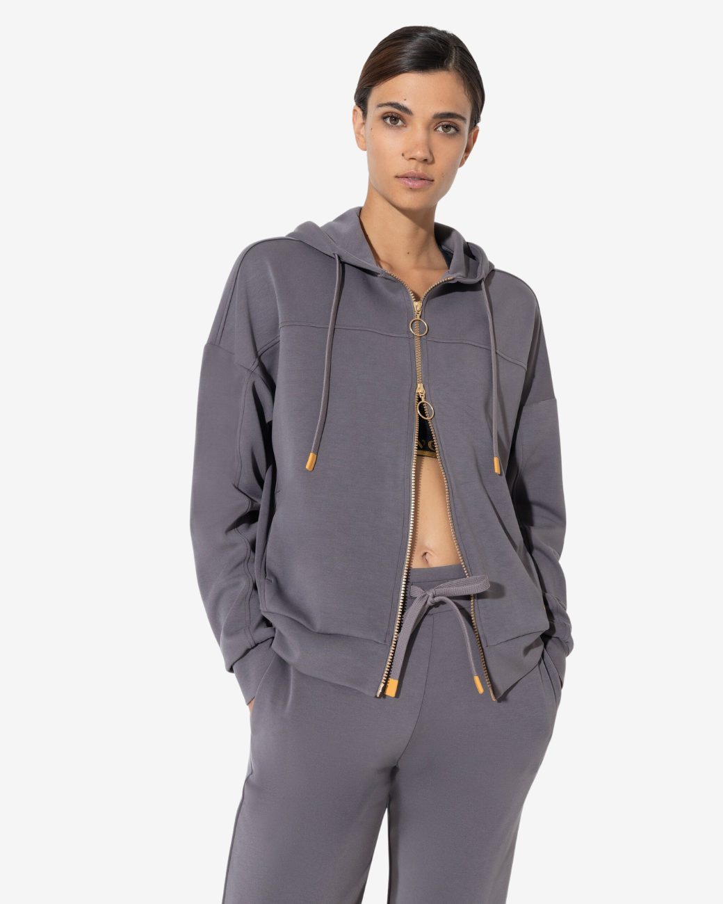 Kaputzenjacke Serious Grey