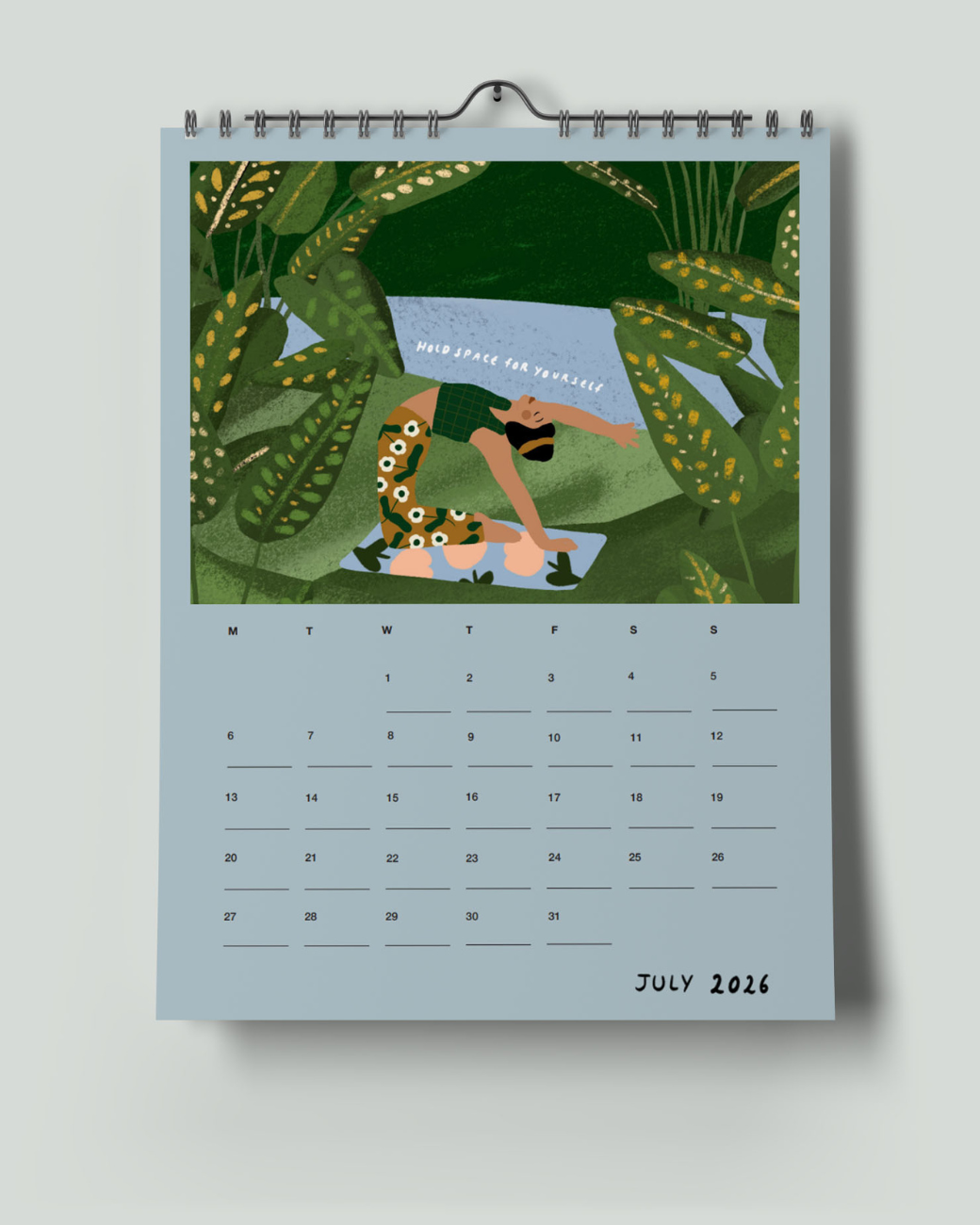 Yoga Kalender 2026 July