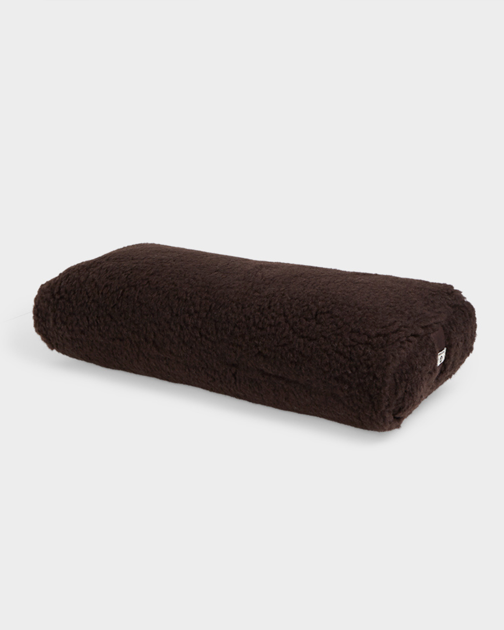 Yogabolster Eckig Wolle - Cacao