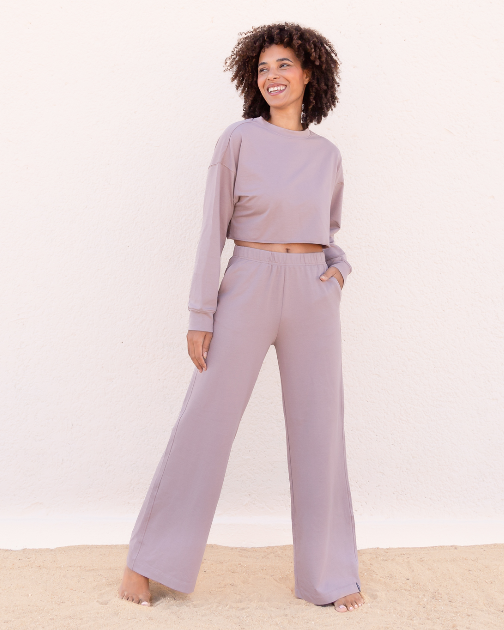 Yogahose Kitty - Taupe