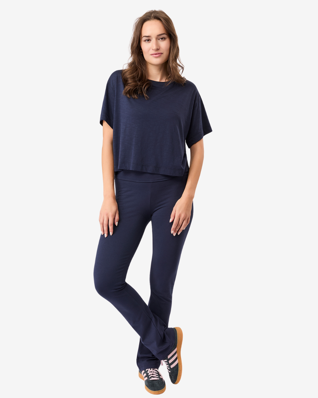 Yogahose Classic Rolldown - Night Sky