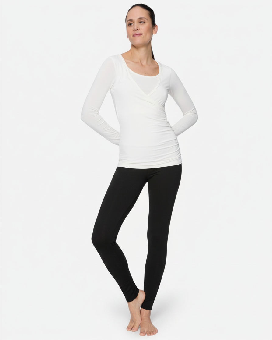 Wrap Shirt - Soft White