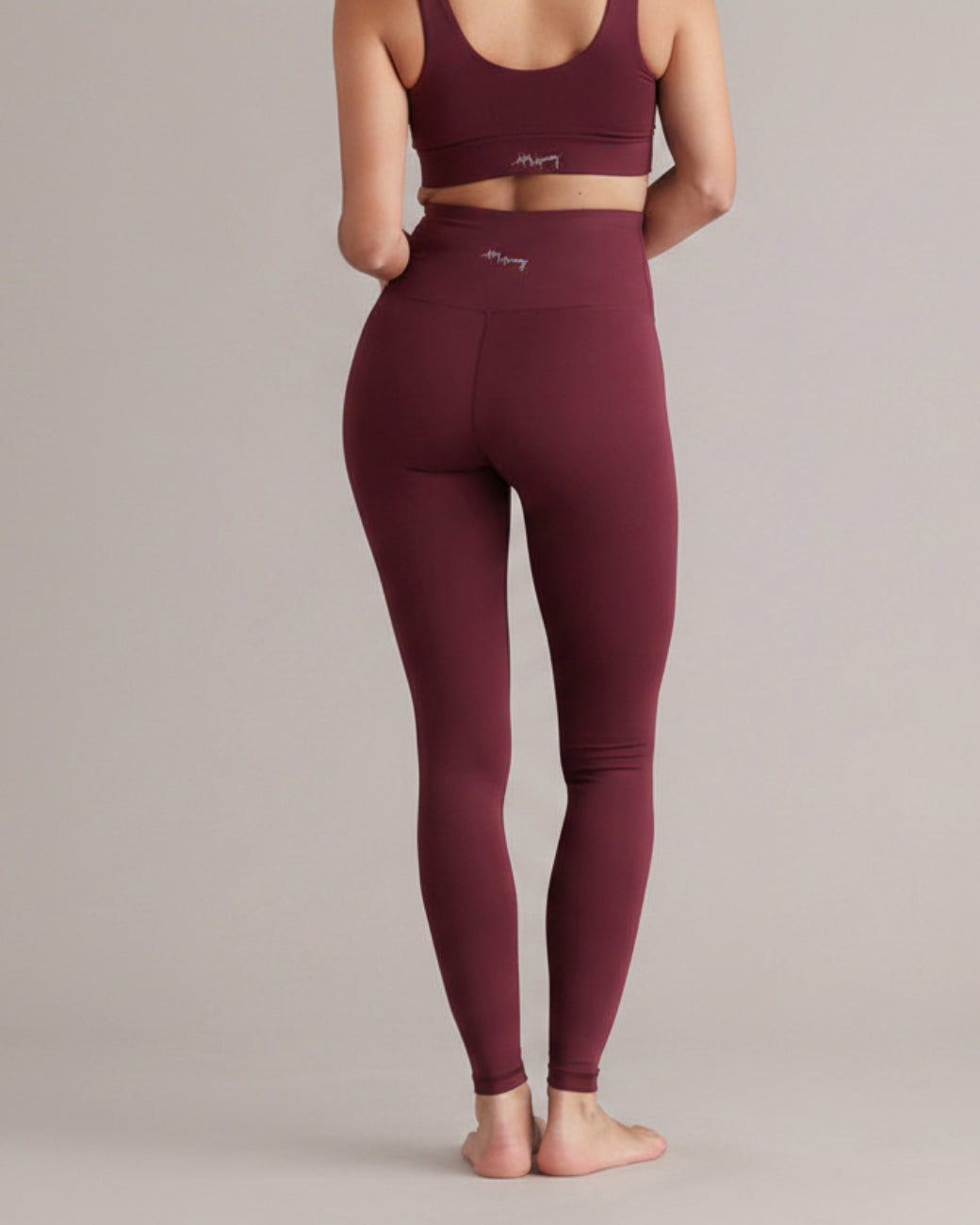 Leggings Always Dressed Italian Plum – Rückansicht – Hey Honey