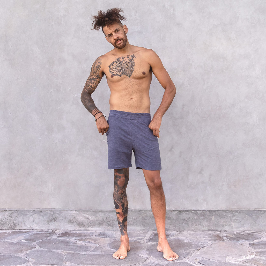 Shorts Axel - Nightblue Melange