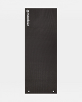 Schwarze 10mm ENDURA Fitnessmatte von greenyogashop mit Ösen für intensives Training und Gelenkschutz