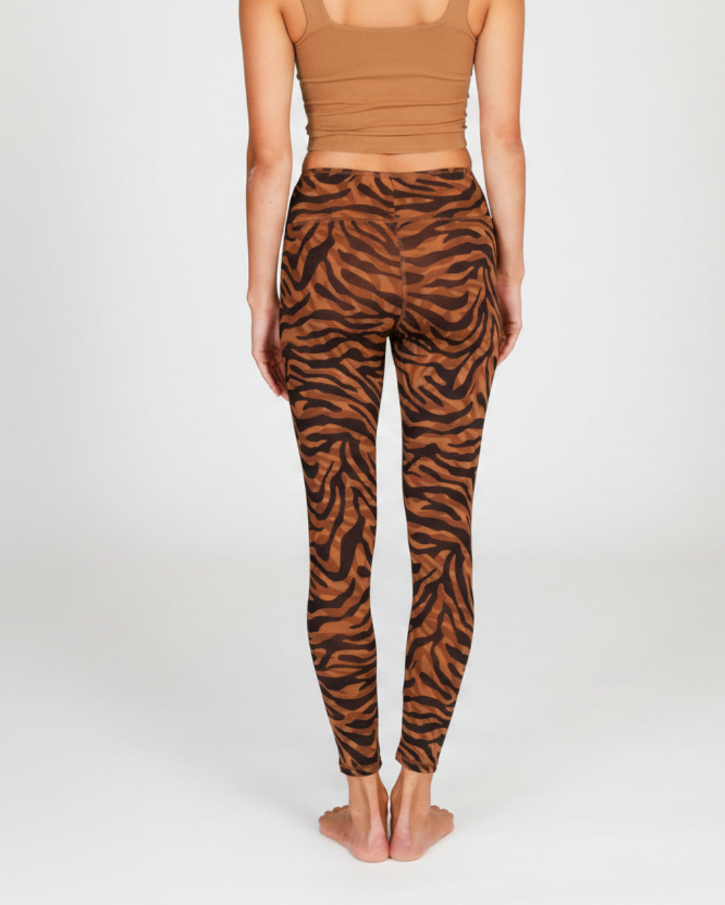 Yoga Leggings Ganga 7/8 Camou Brown