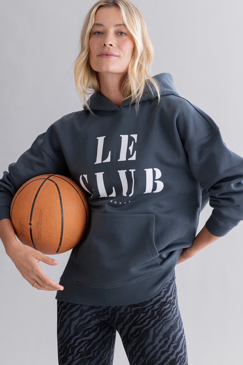 Hoodie Teal "Le Club"