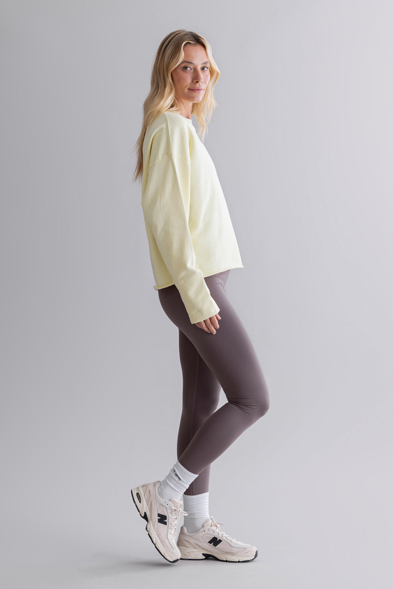 Open Edge Sweater Yellow