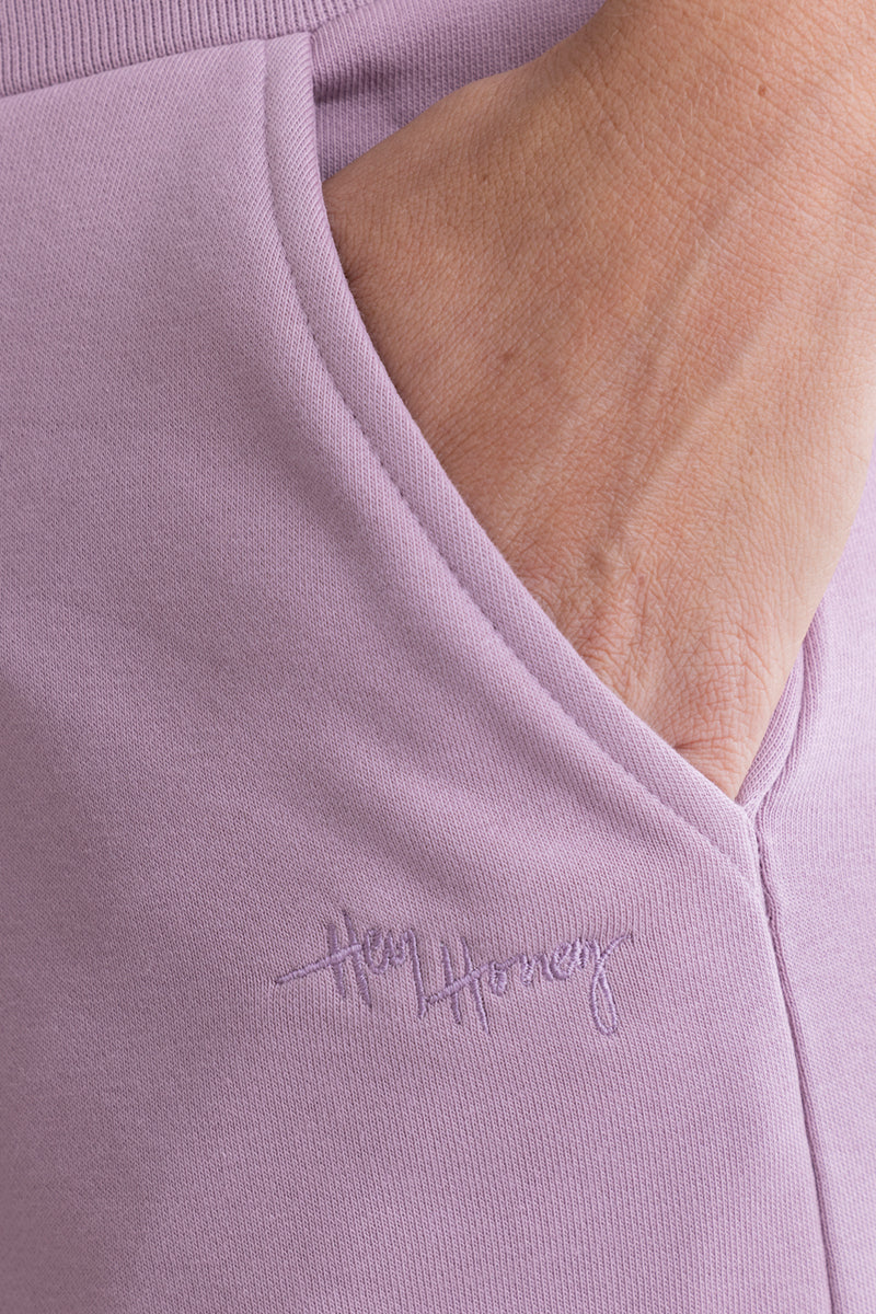 Cuff Sweat Pants - Mauve