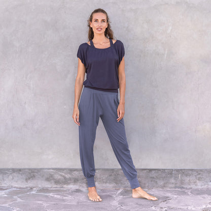 Jaya Organics Hose Naya - Bluegrey   
