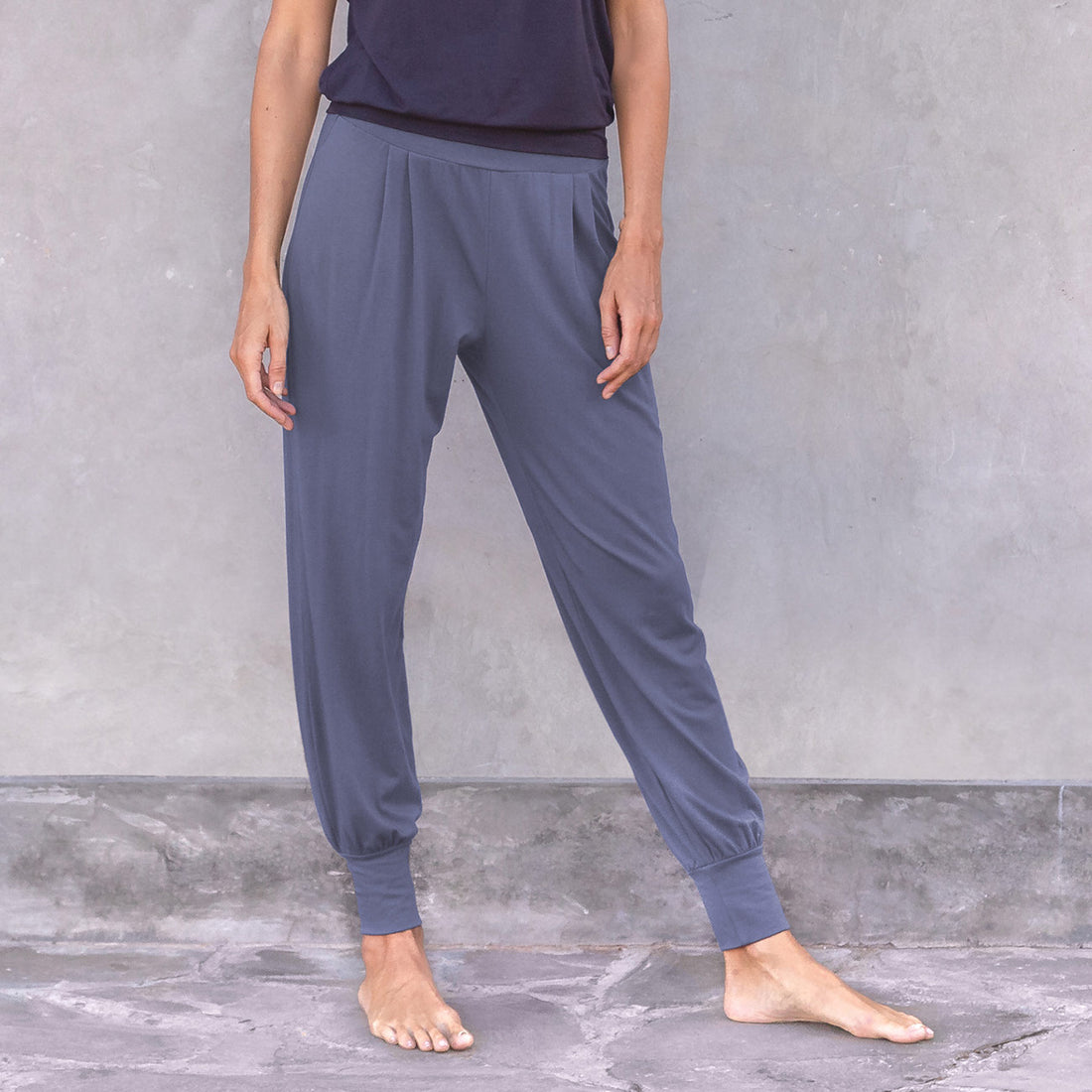 Jaya Organics Hose Naya - Bluegrey   