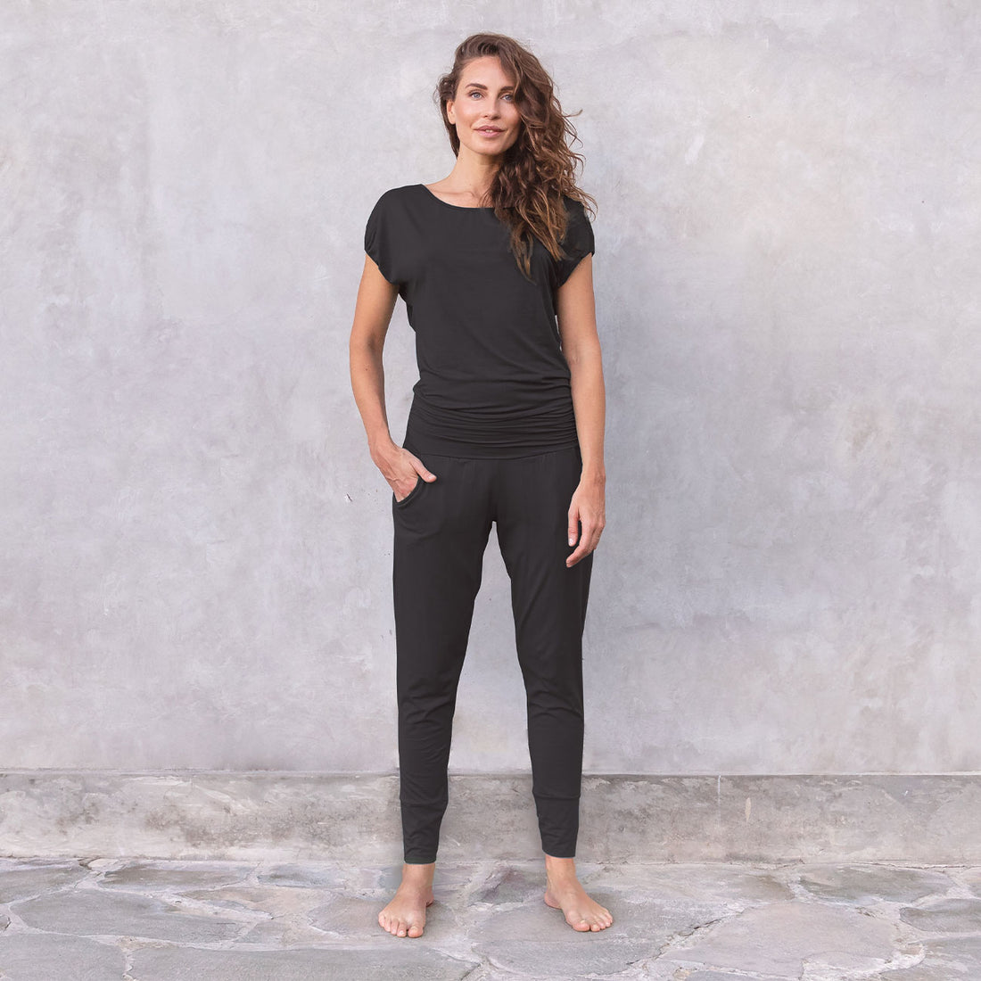 Jaya Organics Jumpsuit Raya Tencel - Black   
