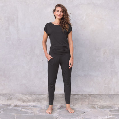 Jaya Organics Jumpsuit Raya Tencel - Black   