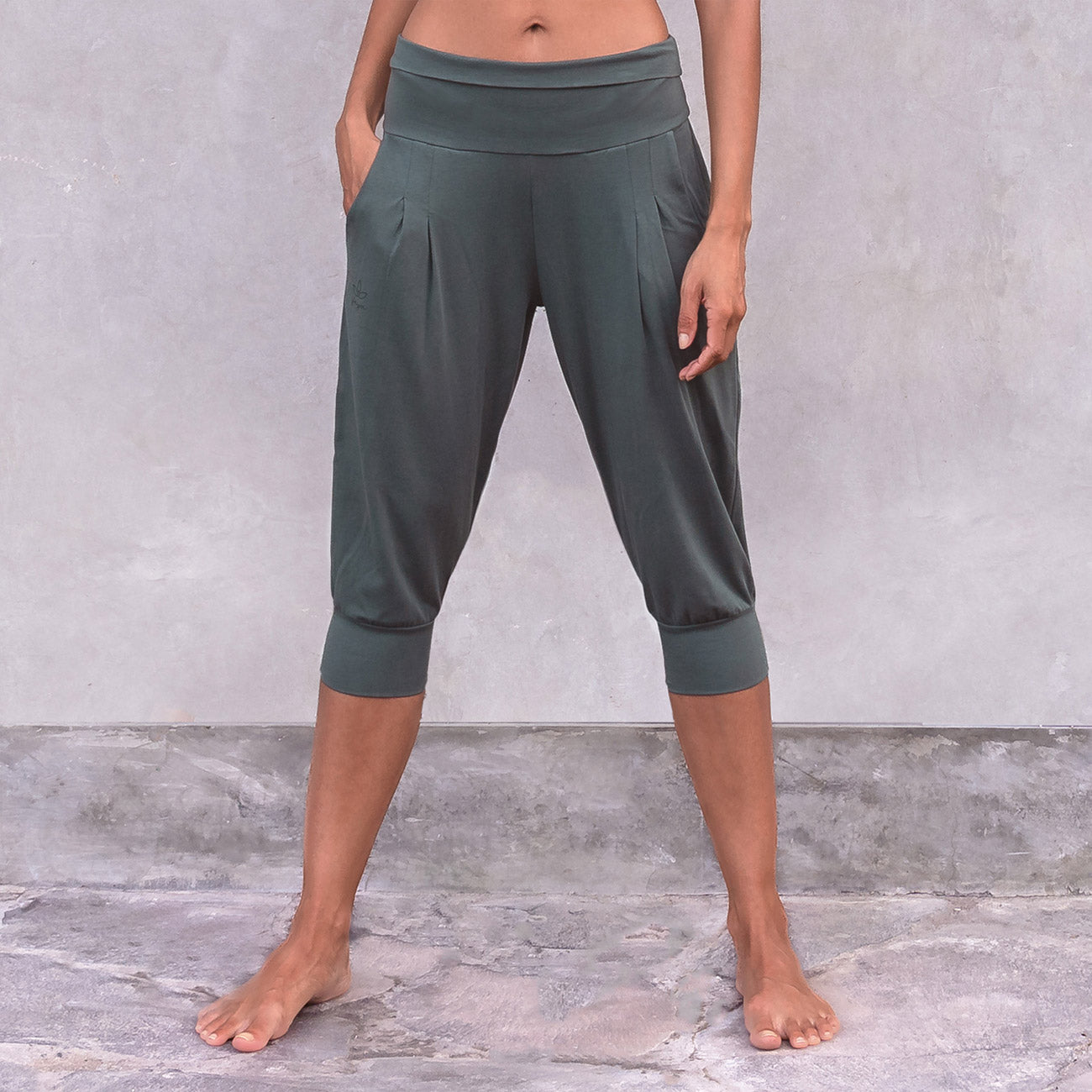 Jaya Organics 3/4 Yogahose Nidhi - Forest   