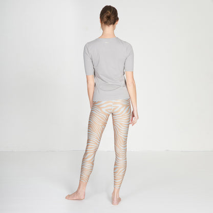 Leggings Lux light - Stone Sand Zebra