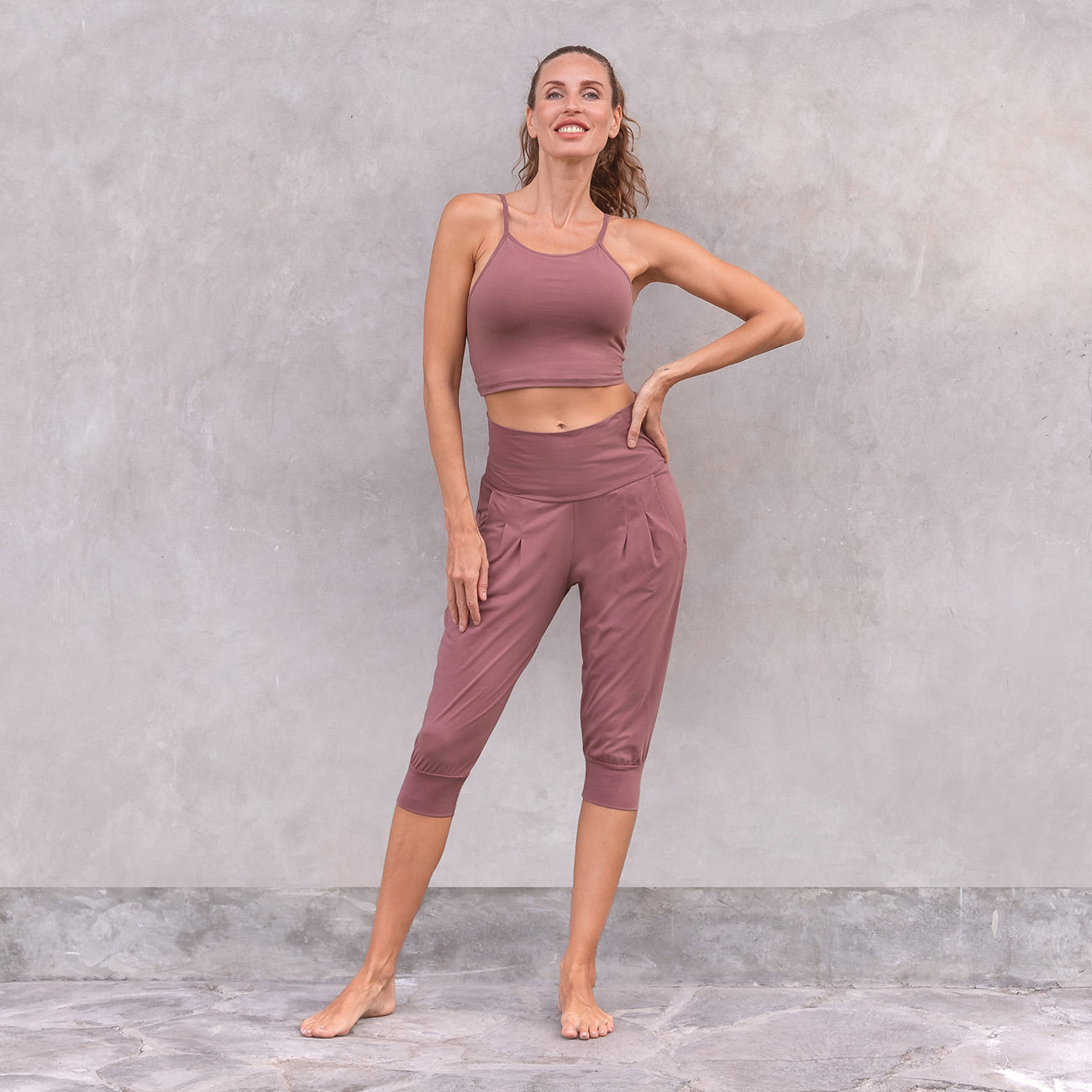3/4 Pants Nidhi - Rose Taupe