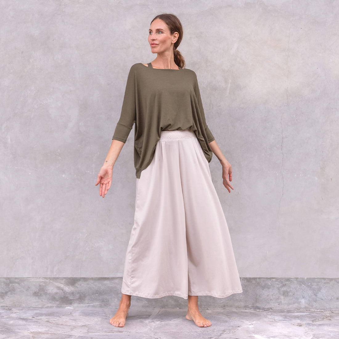 Yogahose Diana - Creme