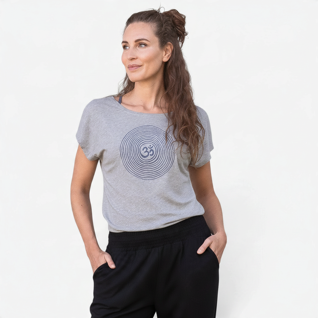 T-Shirt Om - Grey Melange