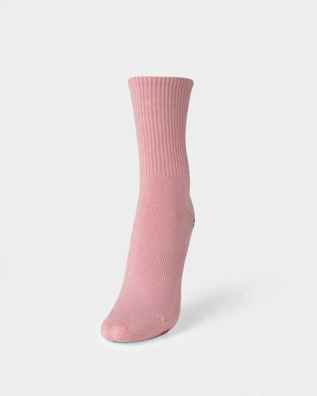 greenyogashop Equilibria Pilates Half Crew Socken in Blush mit rutschfestem Silikon-Grip und atmungsaktivem Design